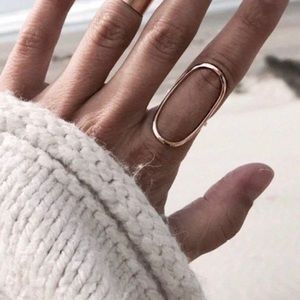 James Michelle Oval Ring Sz 5